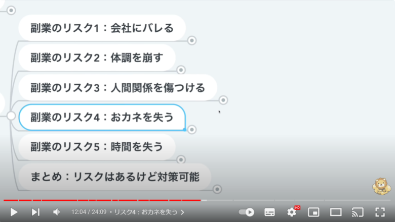 副業のリスク4つ目をご紹介します。